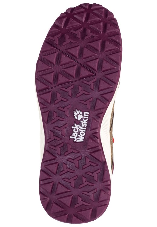 Brand Jack Wolfskin Brown-Pink Fashion Woodland Texapore Mid K