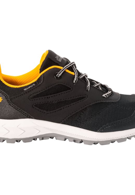 Brand Jack Wolfskin Black-Burly Yellow Woodland Texapore Low K Collection