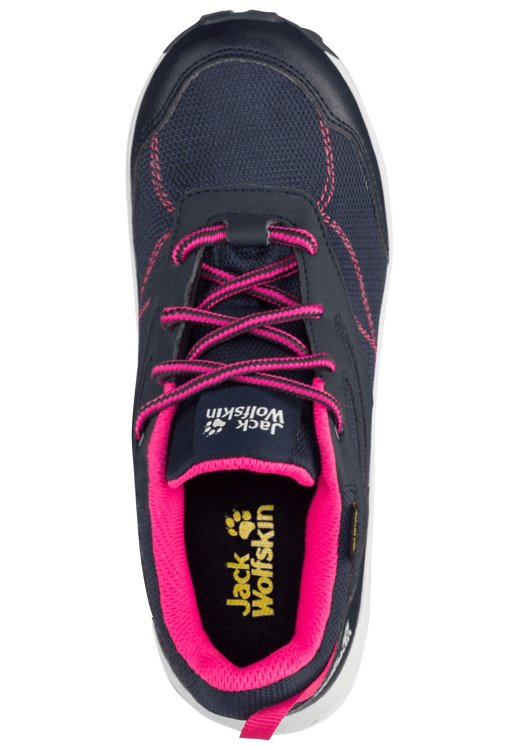 Night Blue-Pink Woodland Texapore Low K Fashion Brand Jack Wolfskin