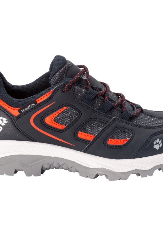 Collections Vojo Texapore Low K Night Blue-Red Brand Jack Wolfskin