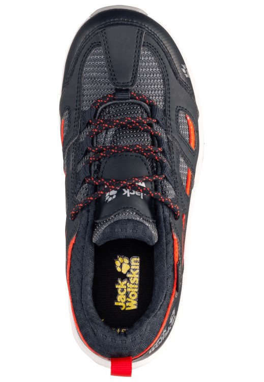 Collections Vojo Texapore Low K Night Blue-Red Brand Jack Wolfskin