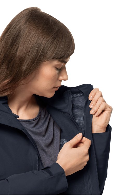 Brand Jack Wolfskin Moonrise 3in1 Jacket W Best Night Blue