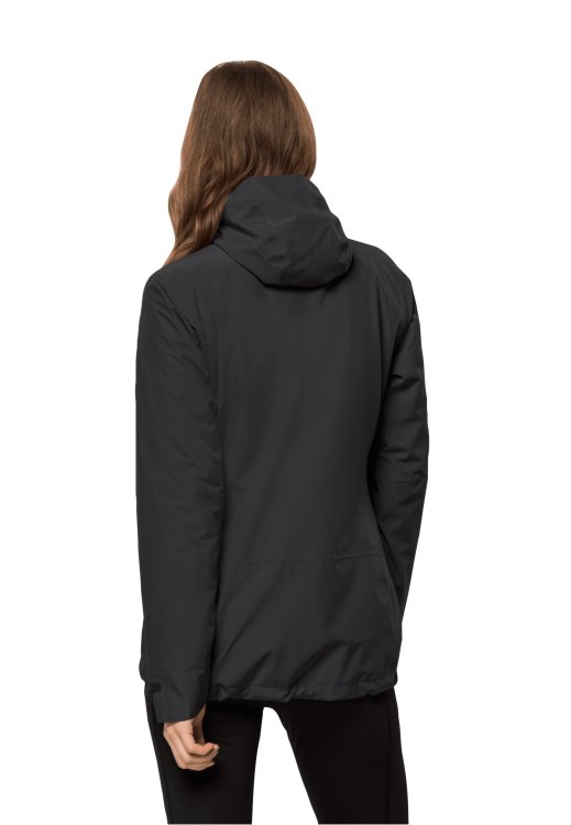 Black Brand Jack Wolfskin New Moonrise 3in1 Jacket W
