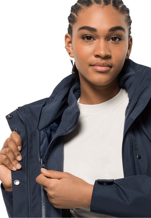 Night Blue Collection Brand Jack Wolfskin Ottawa Coat