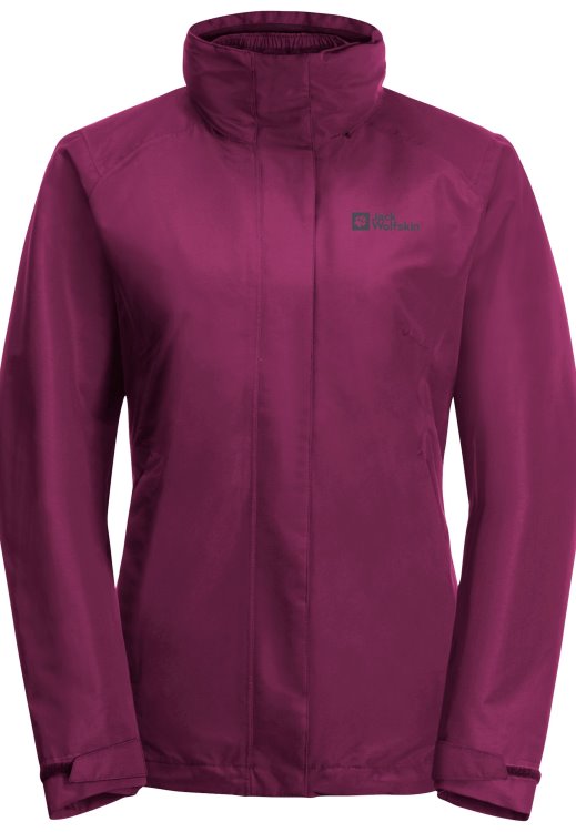 Wild Berry Brand Jack Wolfskin Collection Geisshorn 3in1 Jacket W