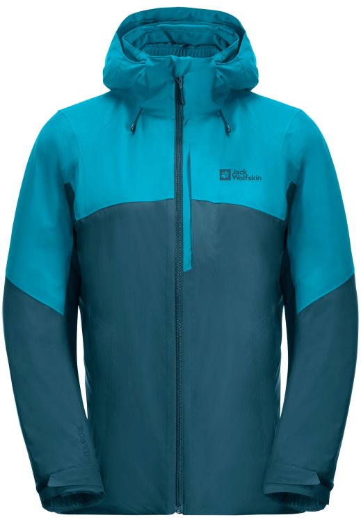 Blue Coral Origin Brand Jack Wolfskin Feldberg 3in1 Jacket W