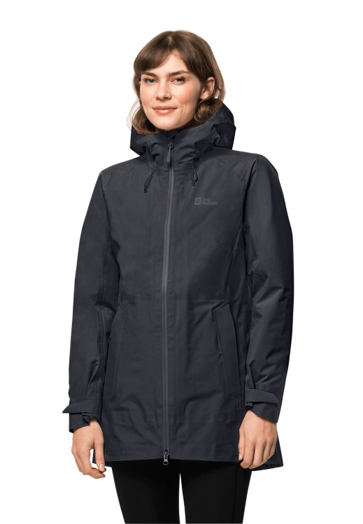 Black Herzberg 3in1 Jacket W Brand Jack Wolfskin