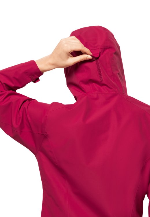 New Brand Jack Wolfskin Besler 2l Jacket W Cranberry