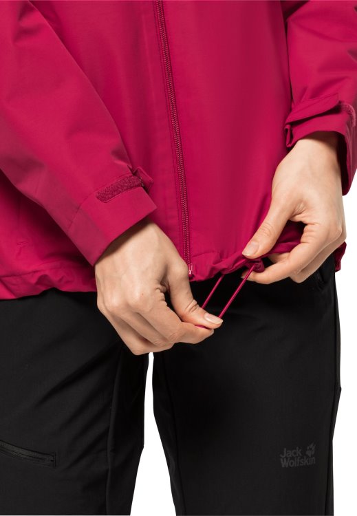 New Brand Jack Wolfskin Besler 2l Jacket W Cranberry