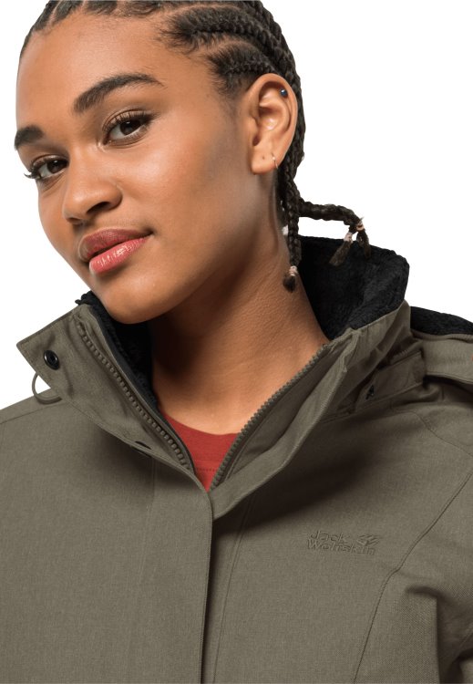 Best Park Avenue Jacket Brand Jack Wolfskin Dusty Olive
