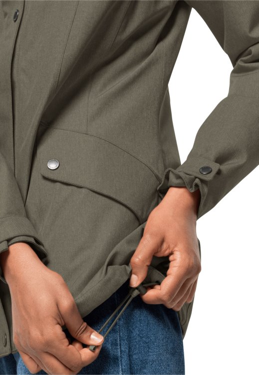 Best Park Avenue Jacket Brand Jack Wolfskin Dusty Olive