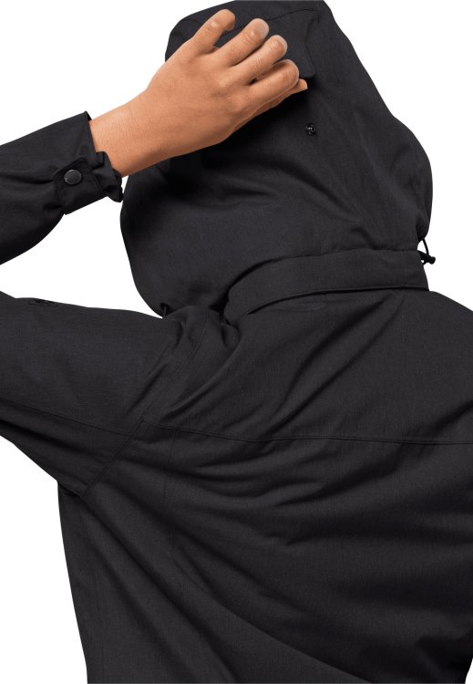 New Park Avenue Jacket Black Brand Jack Wolfskin