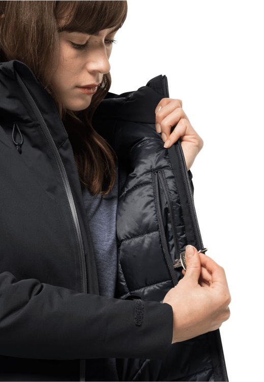 Wisper Ins Jacket W Brand Jack Wolfskin Black