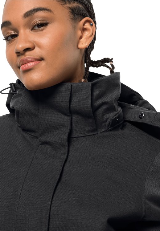 Fierce Wind Parka W Black Brand Jack Wolfskin