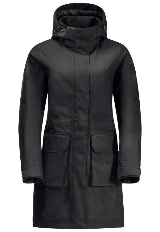 Fierce Wind Parka W Black Brand Jack Wolfskin