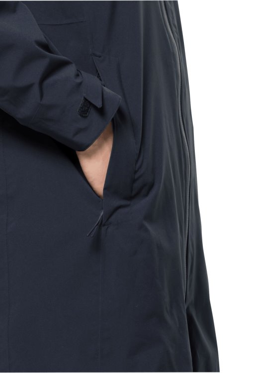 Night Blue Hot Pack & Go 2l Coat W Brand Jack Wolfskin