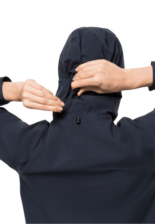 Night Blue Hot Pack & Go 2l Coat W Brand Jack Wolfskin