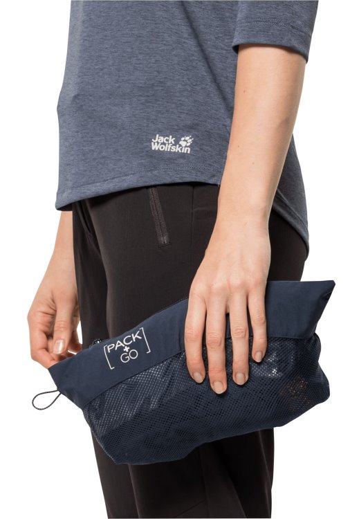 Night Blue Hot Pack & Go 2l Coat W Brand Jack Wolfskin