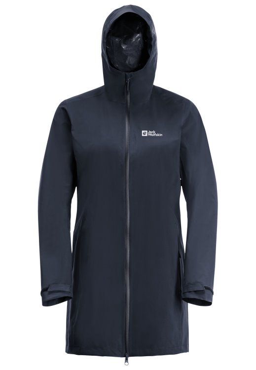 Night Blue Hot Pack & Go 2l Coat W Brand Jack Wolfskin