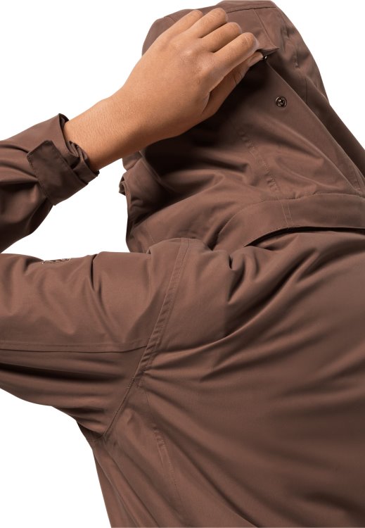 Collection Madison Avenue Coat Hazelnut Brown Brand Jack Wolfskin