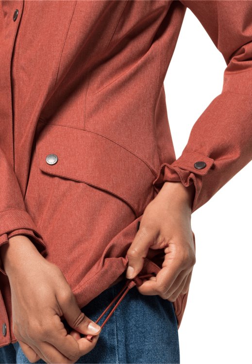 Collections Brand Jack Wolfskin Autumn Red Park Avenue Jacket