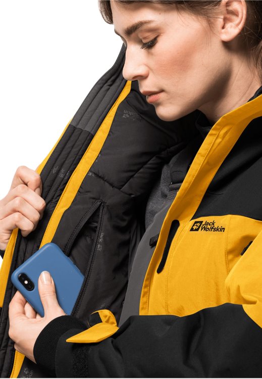 1995 Series Parka W New Brand Jack Wolfskin Burly Yellow Xt