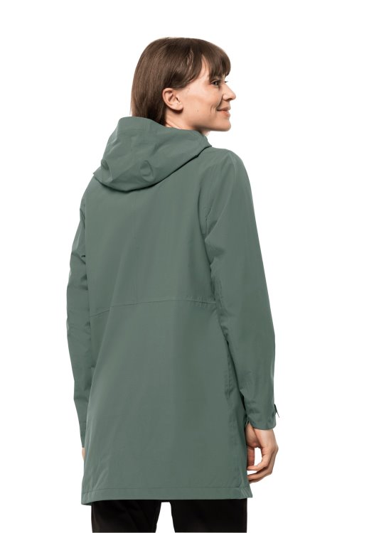 Pack & Go 2l Coat W Fashion Hedge Green Brand Jack Wolfskin