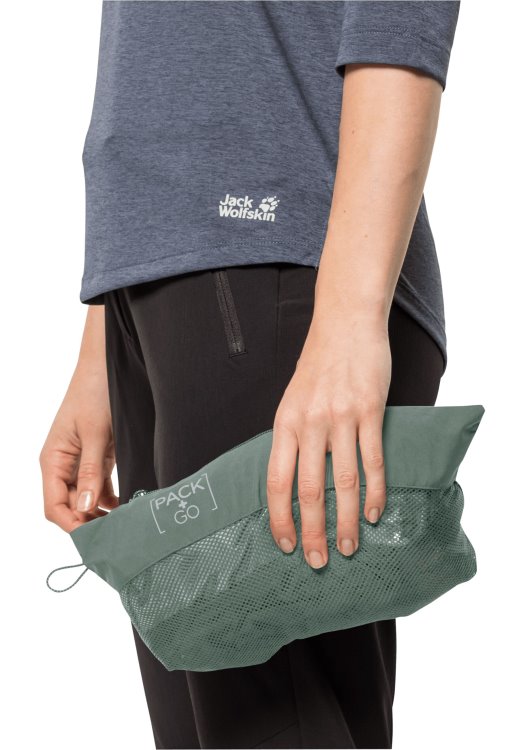 Pack & Go 2l Coat W Fashion Hedge Green Brand Jack Wolfskin