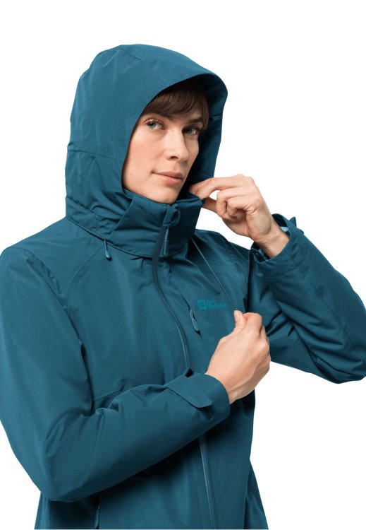 Brand Jack Wolfskin Origins Blue Coral Bergland 3in1 Jacket W