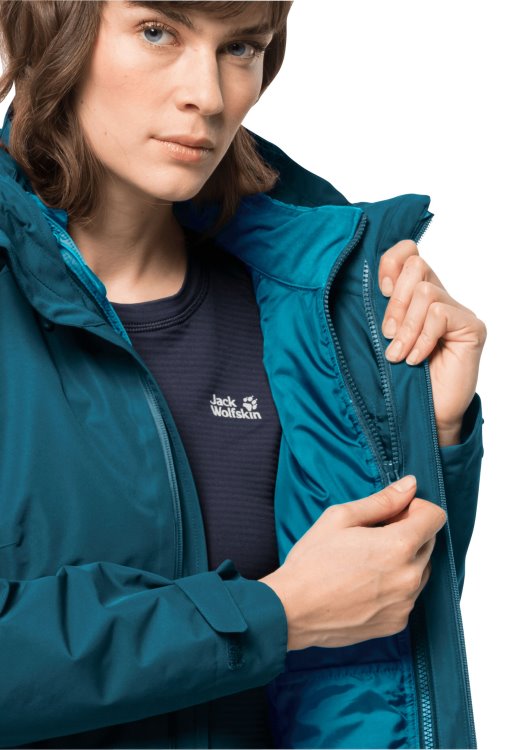 Brand Jack Wolfskin Origins Blue Coral Bergland 3in1 Jacket W
