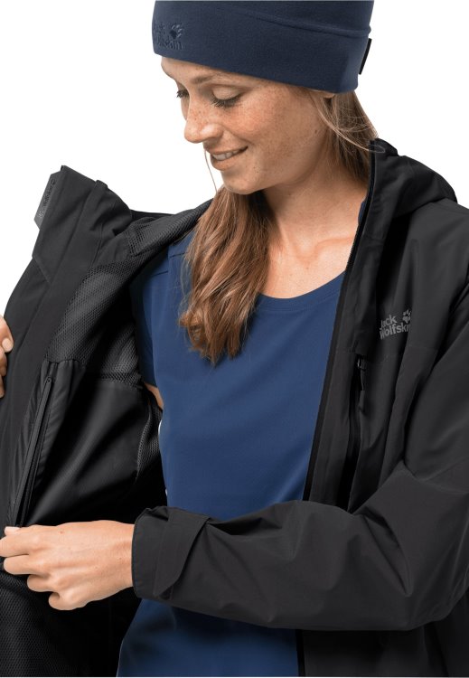 Brands Black Brand Jack Wolfskin Go Hike Jacket W