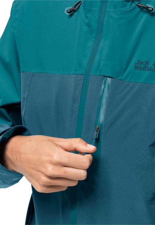 Original Blue Coral Go Hike Jacket W Brand Jack Wolfskin