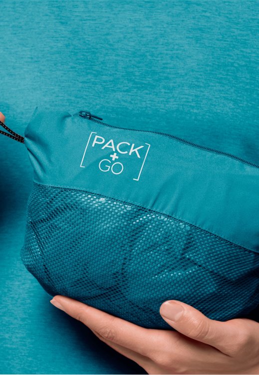 Pack & Go Shell W Collection Brand Jack Wolfskin Freshwater Blue