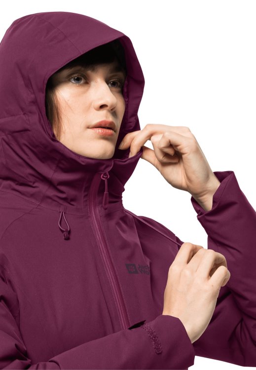 Wisper Ins Jacket W Collections Wild Berry Brand Jack Wolfskin