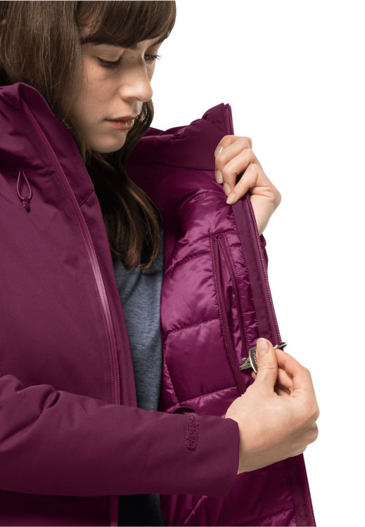 Wisper Ins Jacket W Collections Wild Berry Brand Jack Wolfskin