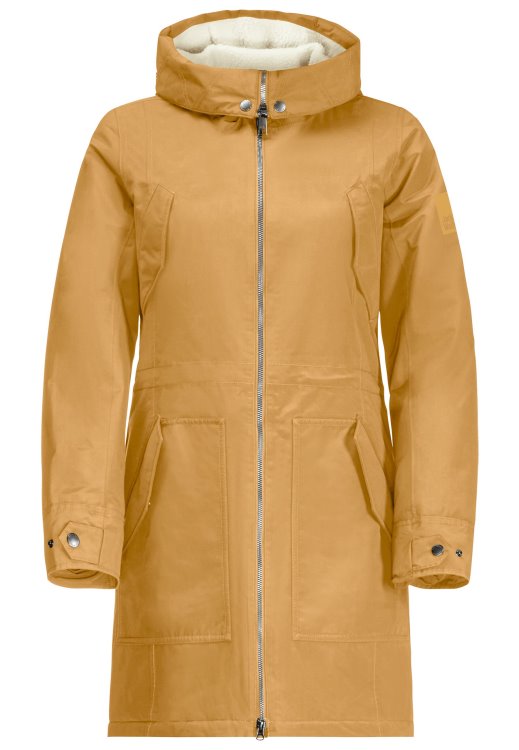 Amber Gold Rocky Point Parka Brand Jack Wolfskin Collections