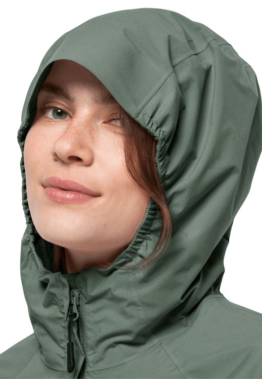Brands Brand Jack Wolfskin Hedge Green Tasman Peak Jacket W