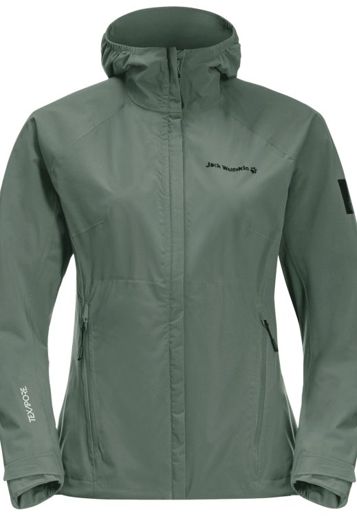 Brands Brand Jack Wolfskin Hedge Green Tasman Peak Jacket W