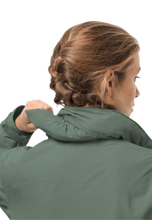 Evandale Jacket W Origins Hedge Green Brand Jack Wolfskin