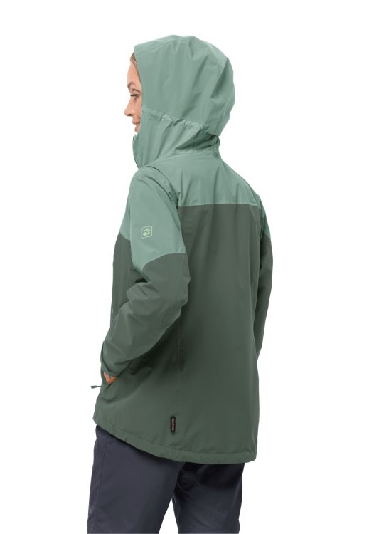 Brand Jack Wolfskin Hedge Green Brand Go Hike Jacket W