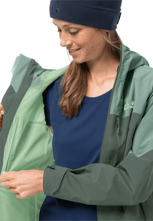 Brand Jack Wolfskin Hedge Green Brand Go Hike Jacket W