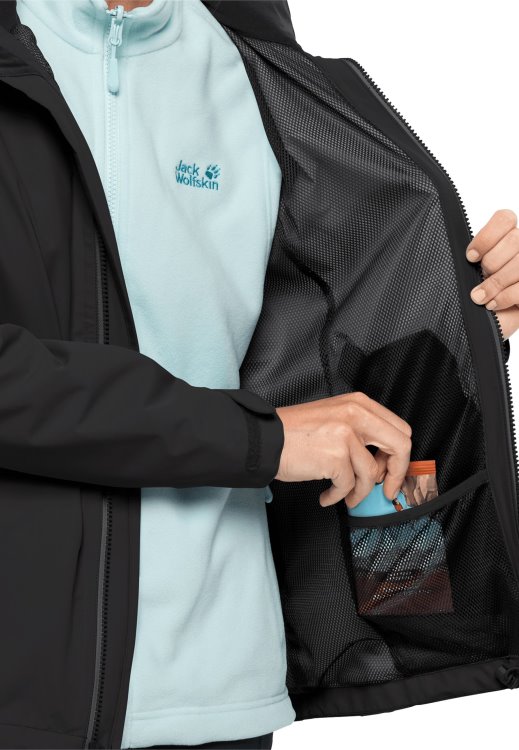 Brand Jack Wolfskin Black Evandale Jacket W Brands