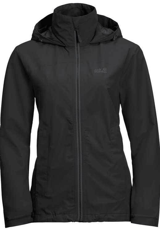 Brand Jack Wolfskin Black Evandale Jacket W Brands