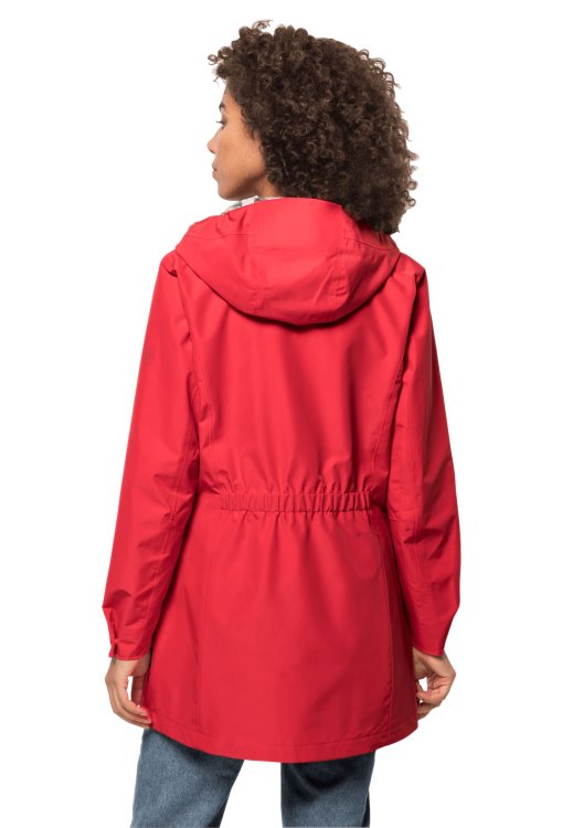 Tulip Red Brand Jack Wolfskin Fashion Cape York Paradise Coat W