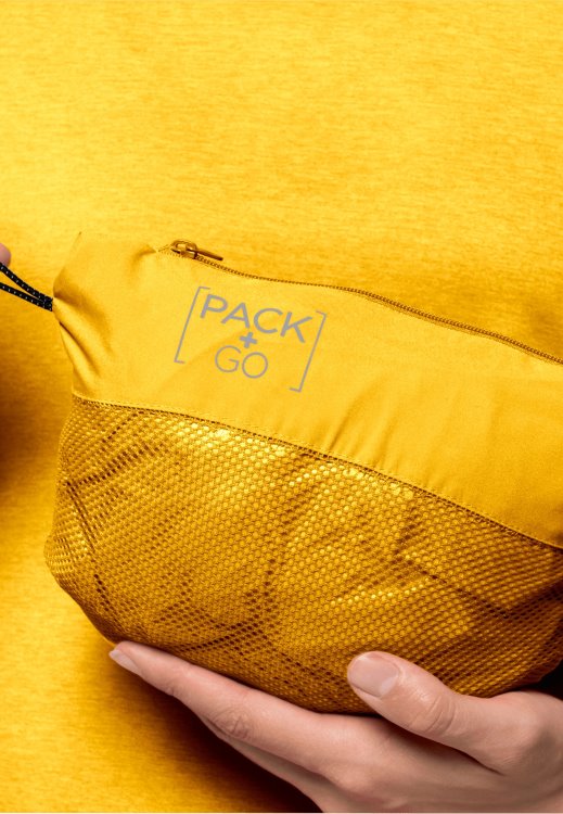 Fashion Burly Yellow Xt Pack & Go Shell W Brand Jack Wolfskin