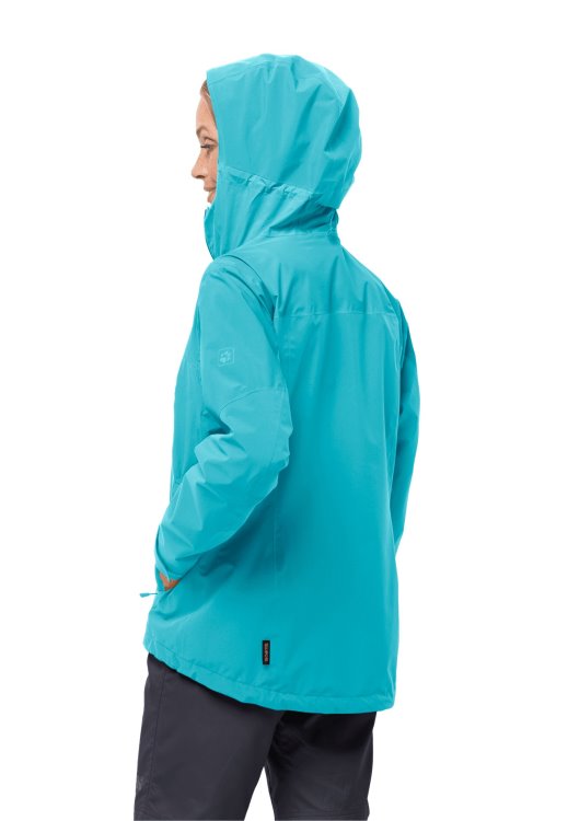 Go Hike Jacket W Brand Jack Wolfskin Dark Aqua Collection