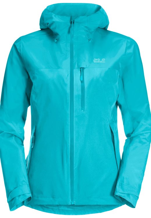 Go Hike Jacket W Brand Jack Wolfskin Dark Aqua Collection
