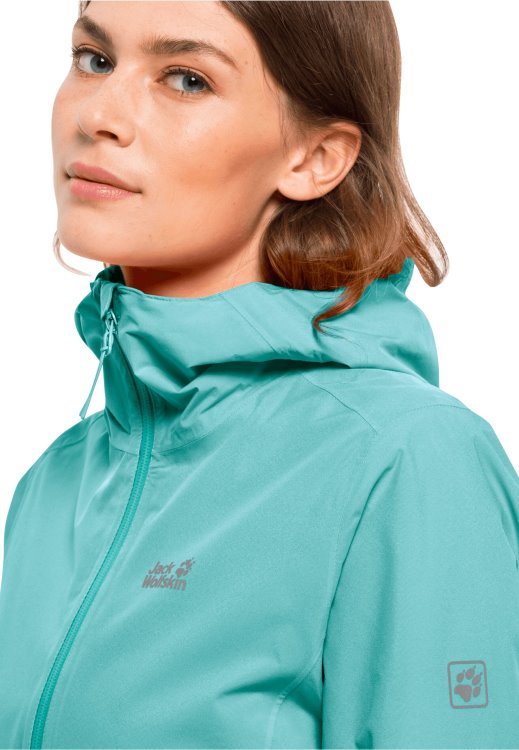 Brand Jack Wolfskin New Peppermint Pack & Go Shell W