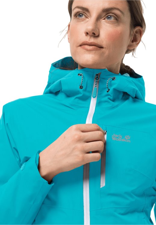 Dark Aqua Brand Jack Wolfskin Eagle Peak Jacket W Origin