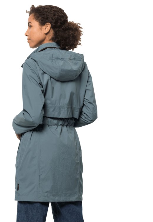 Hot Norden Port Coat W Brand Jack Wolfskin Teal Grey